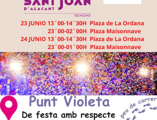 Punt Violeta a Sant Joan d’Alacant